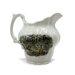 Ridgway Creamer Shanty on Lake England 60s Vintage